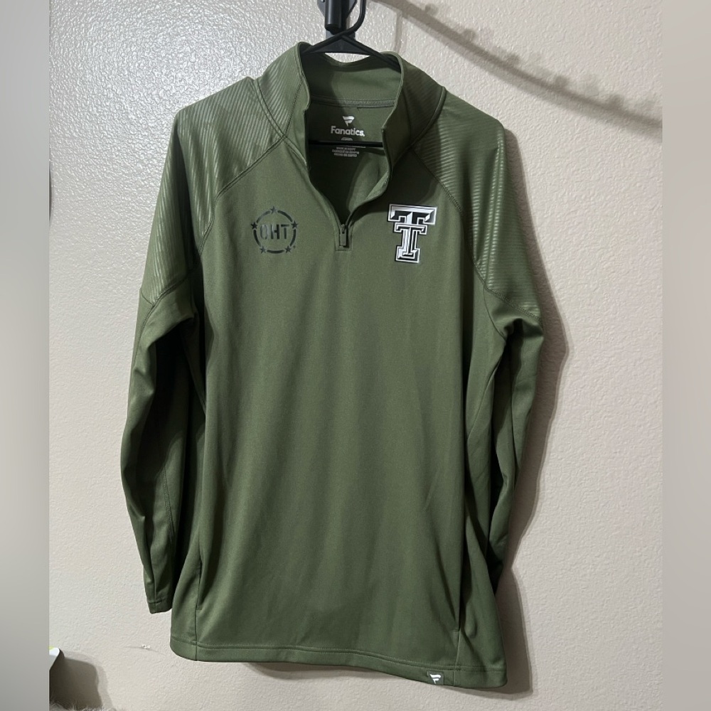Men’s Texas Tech Red Raiders Fanatics OHT pull over EUC SZ-LG
